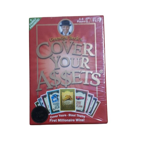 Grandpa Becks Cover Your Assets Card Game Family Fun For 4-6 Players Ages 7+ NEW - Picture 3 of 6